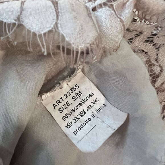jacqueline B new collection dusty Rose lace camisole size S/M - Picture 6 of 6